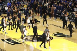 Golden State Warriors hosted Minnesota Timberwolves