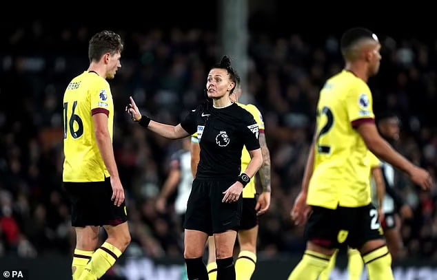 Rebecca Welch made history as the Premier League's first-ever female referee
