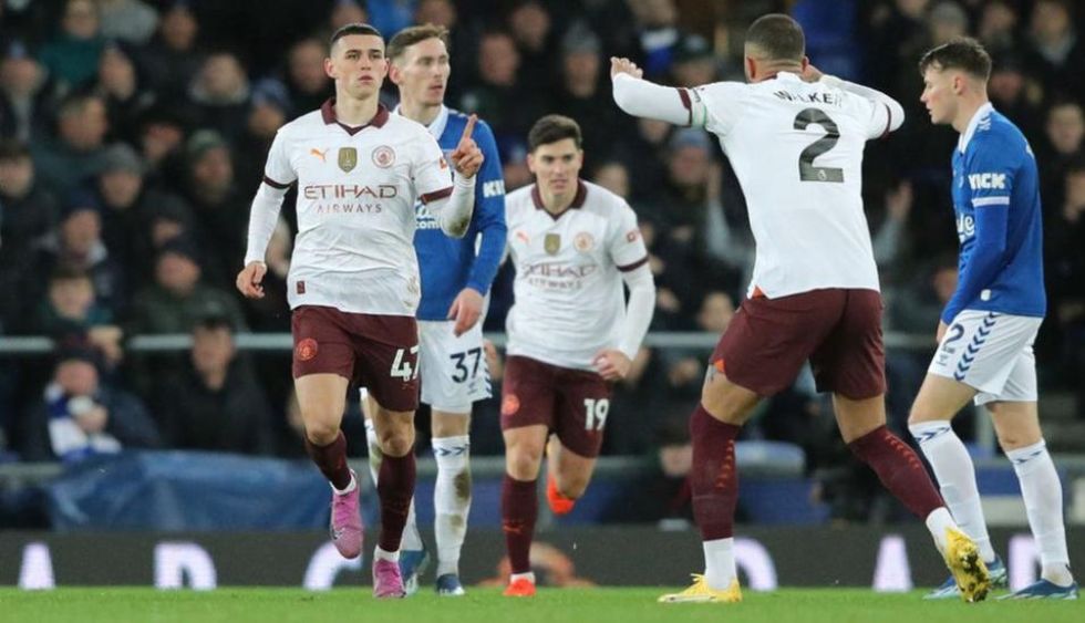 Phil Foden scored his ninth goal of the season for Manchester City