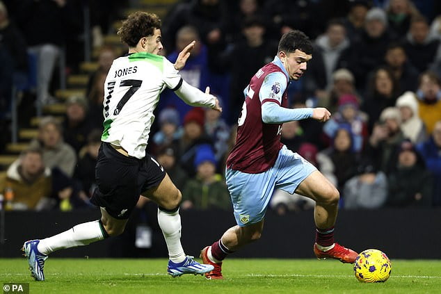 Liverpool vs Burnley match