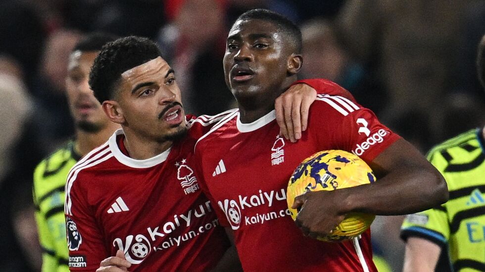 Taiwo Awoniyi pulled one back for Forest
