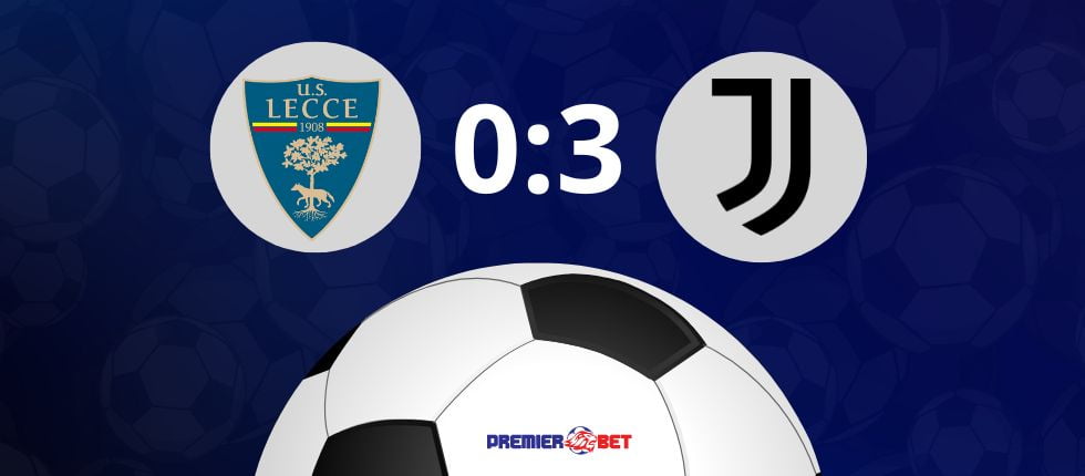 Lecce 0-3 Juventus