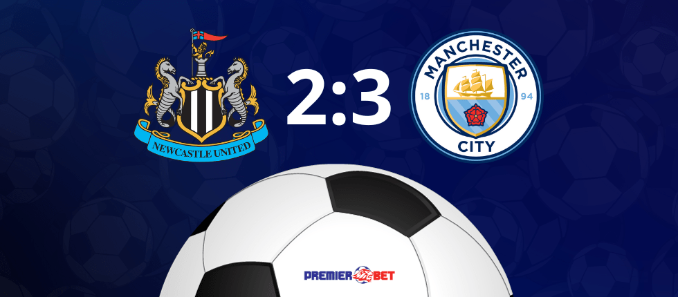 NEWCASTLE UNITED 2-3 MAN CITY