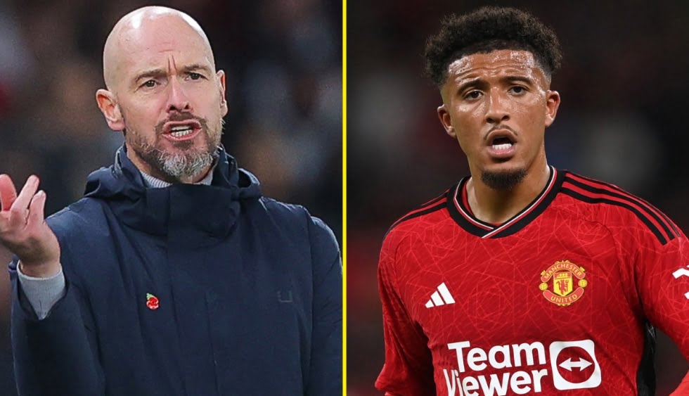 Erik Ten Had and Jadon Sancho