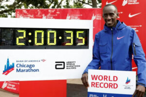 Kiptum registered three of the seven fastest marathon times in history