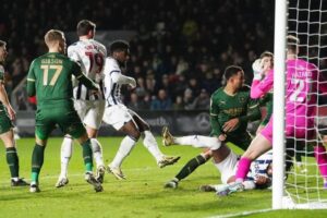 Cedric Kipre's goal was his second of the season for West Bromwich Albion