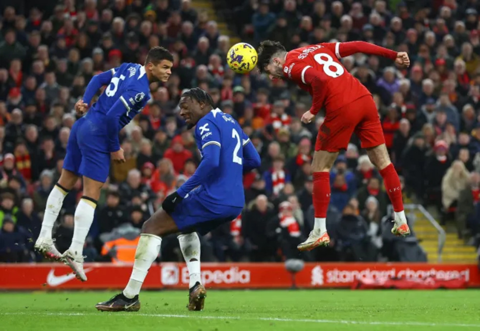 Dominik Szoboszlai thundered in a superb header