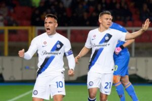 Lautaro Martinez Inter Milan Lecce Serie A Alexis Sanchez