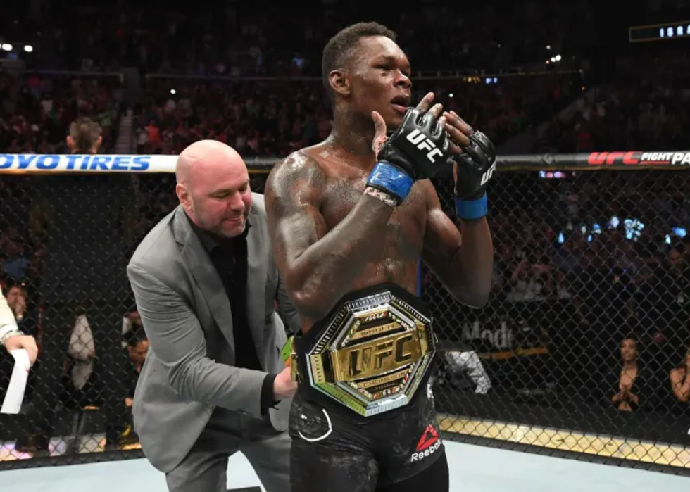 Adesanya is a two-time UFC middlweight Champion