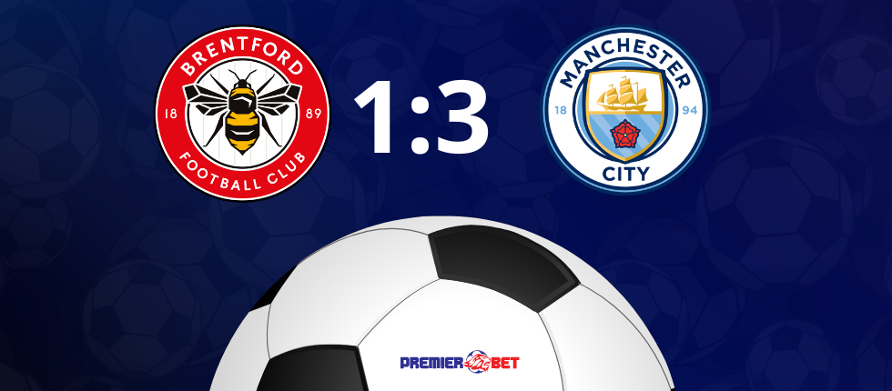 Brentford 1-3 Man City