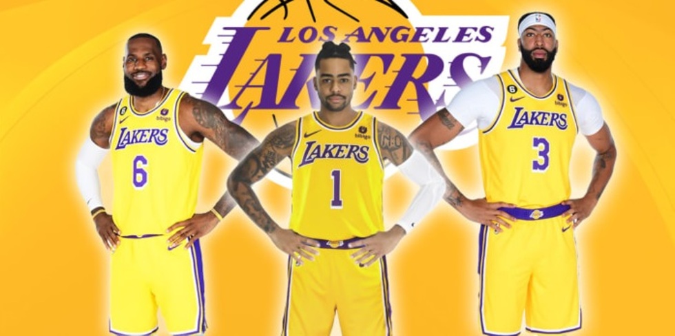 D'Angelo Russell Anthony Davis Lebron James Los Angeles Lakers Oklahoma City Thunder NBA