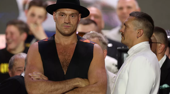 Credits - Tyson Fury and Oleksandr Usyk Image credit: Getty Images