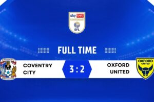 Coventry City Oxford United EFL