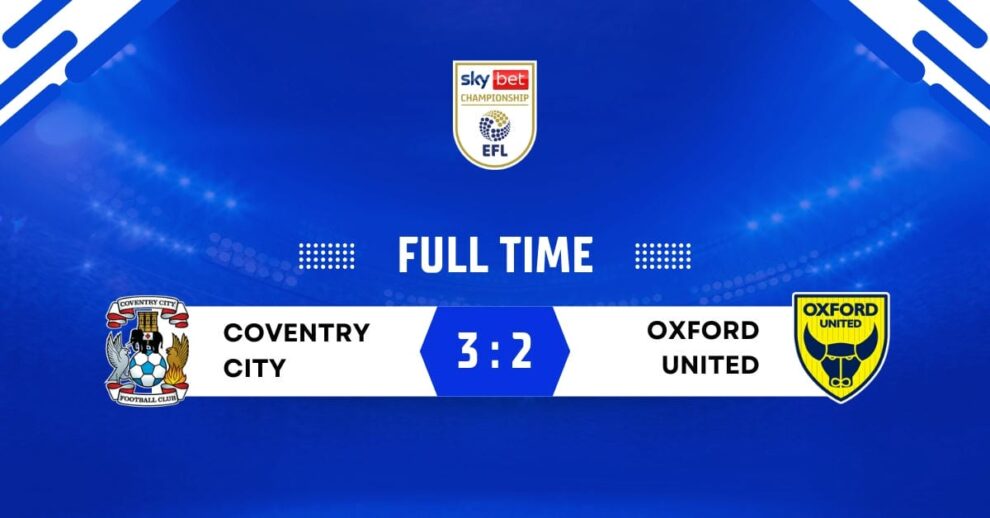 Coventry City Oxford United EFL